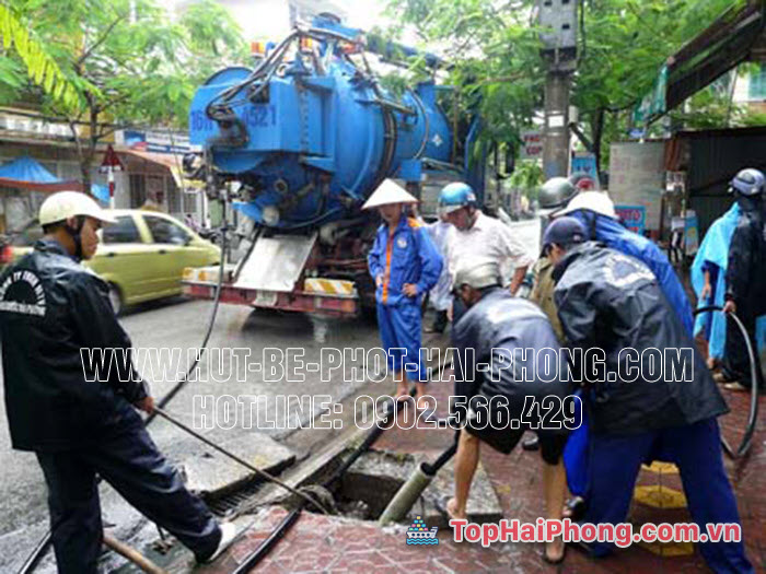 Công ty dịch vụ hút bể phốt Hải Phòng
