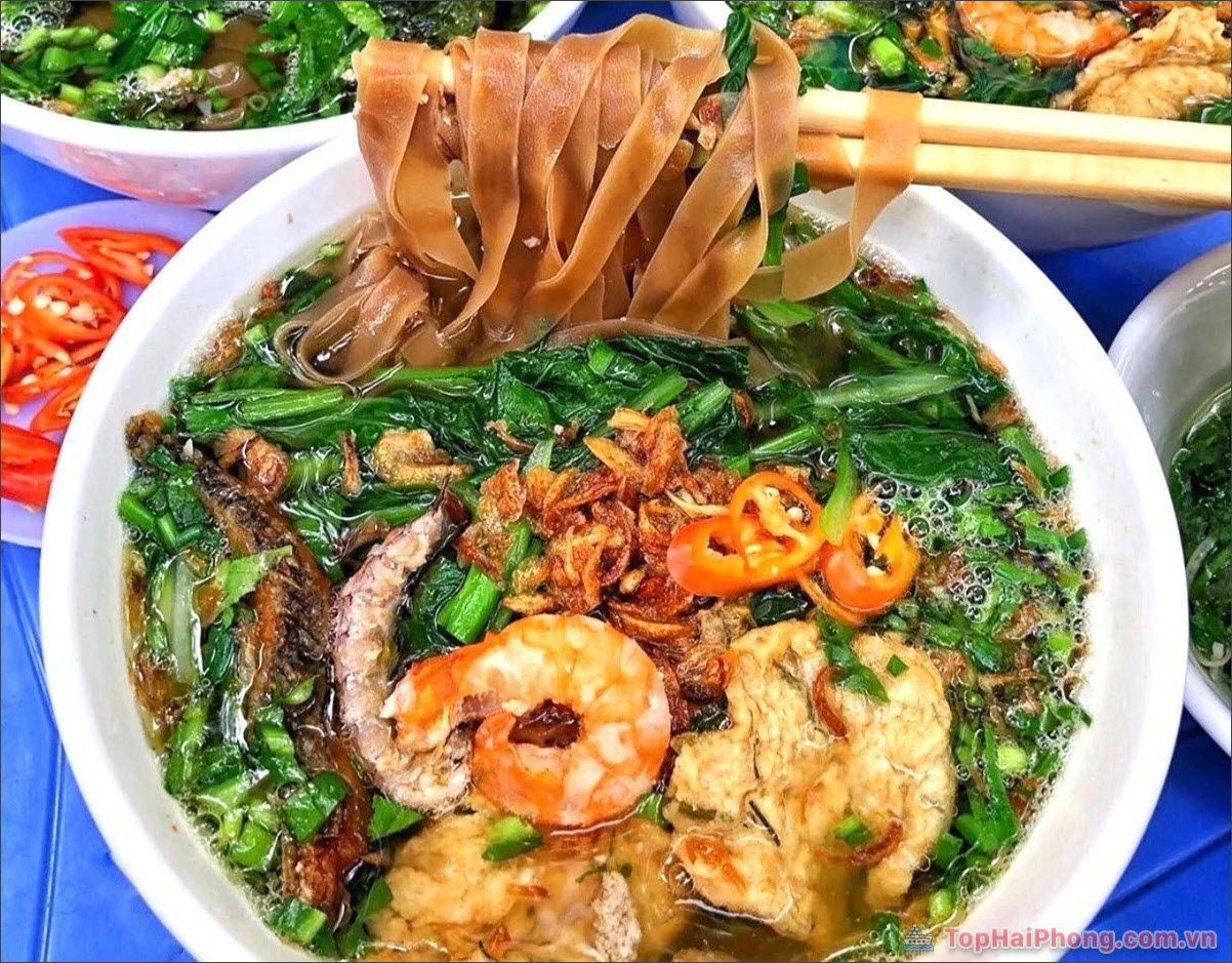 Bánh đa cua Lạch Tray Bánh đa cua Lạch Tray